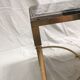 Brass coffee table and marble neoclassical