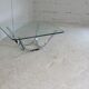 Square coffee table by Roger Sprunger, Dunbar edition, USA, circa 1970.