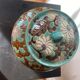 Hibiscus ceramic pot