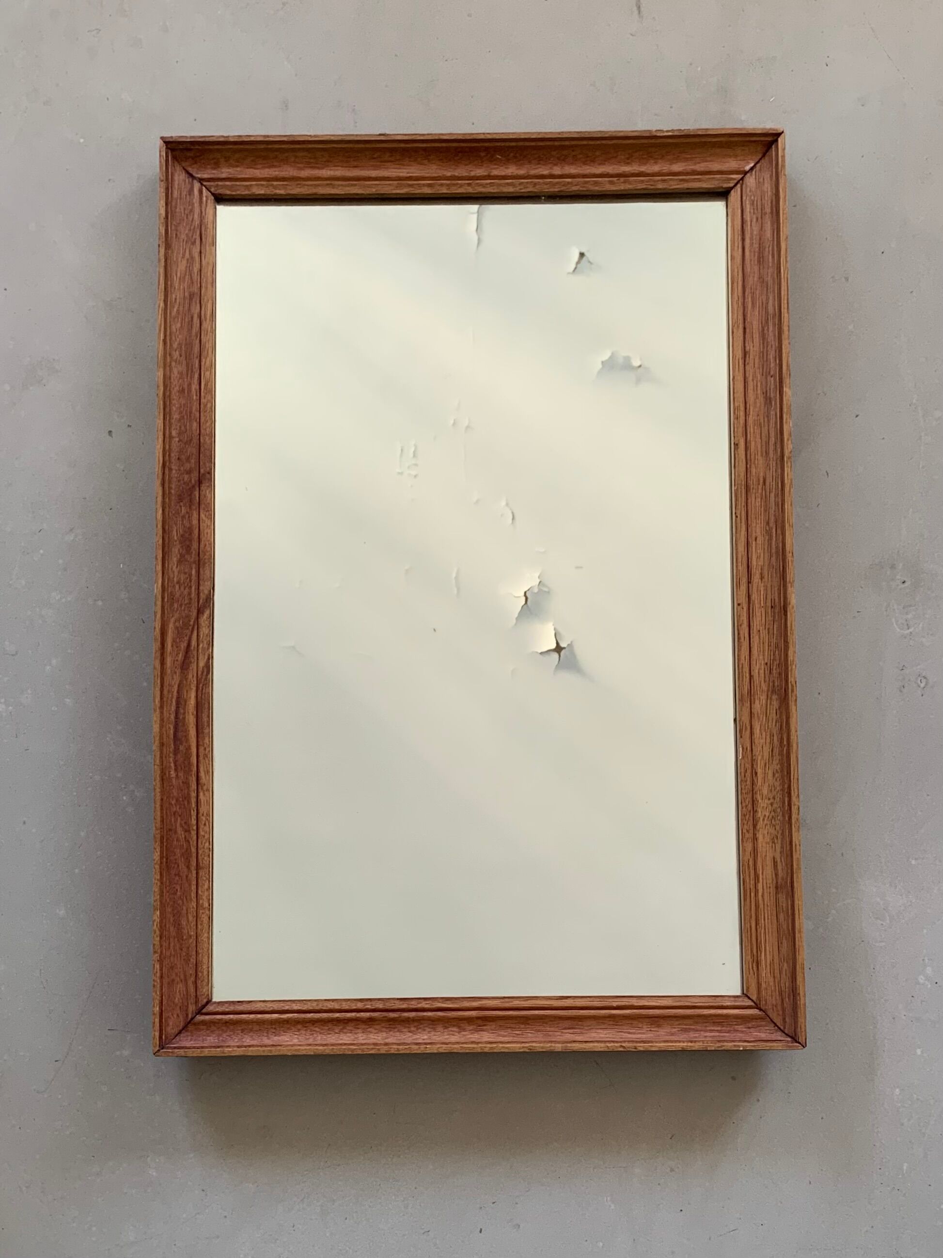 Wooden mirror 45x66cm