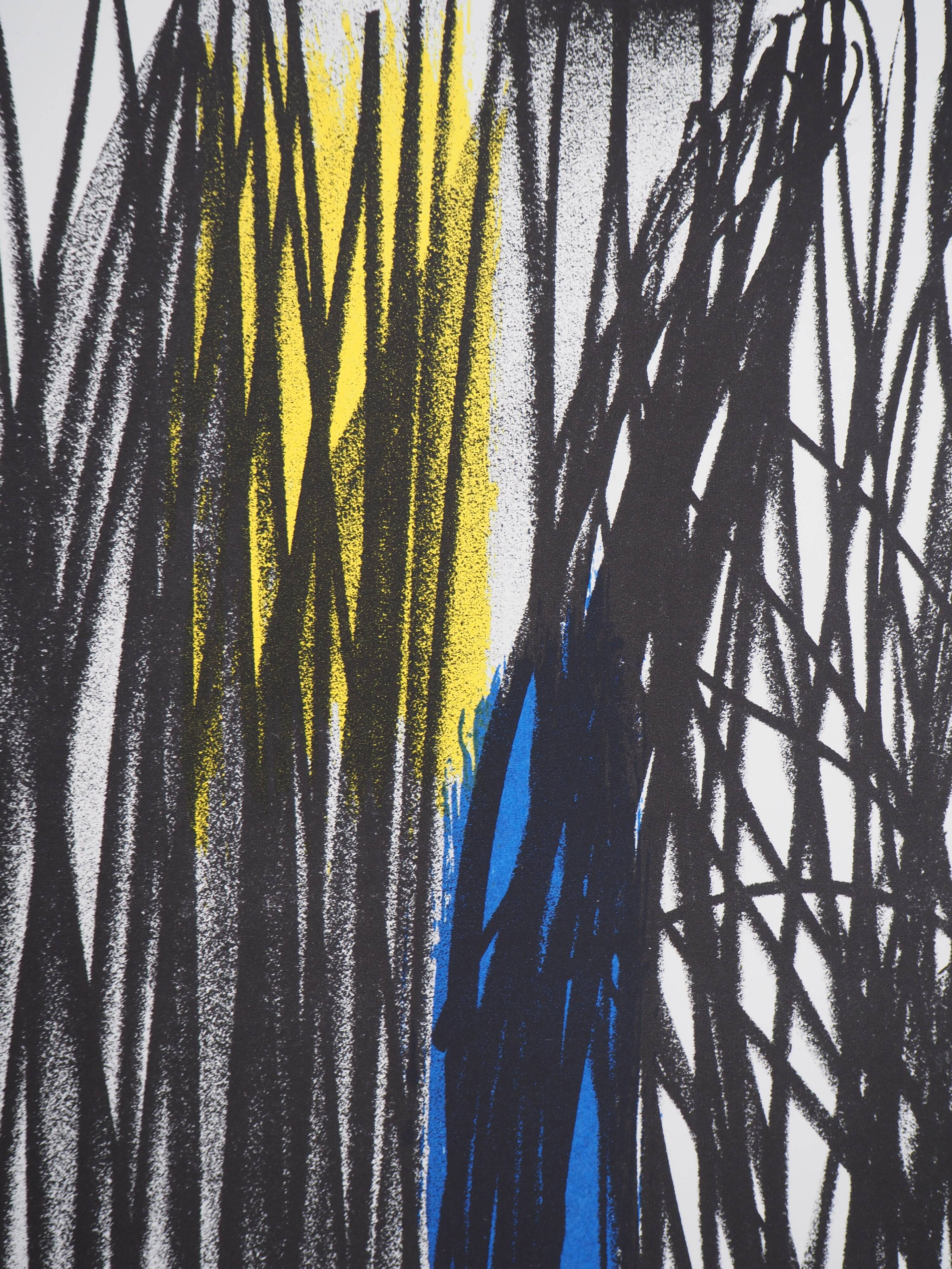 Hans Hartung: influence - original lithograph
