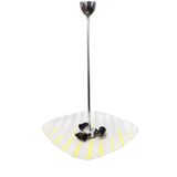 Parasol ceiling lamp in the Brussels style, Napako Czechoslovakia 1960s.