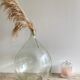 Dame-jeanne ancienne en verre transparent 15 litres