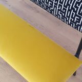 Vintage upholstered bench
