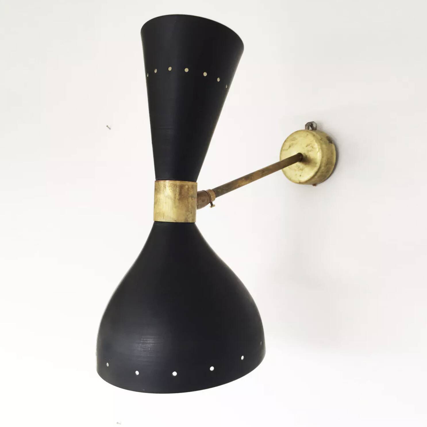Paire d'appliques italiennes design années 1950