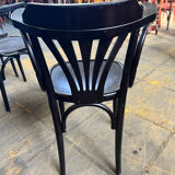 Set of 9 bistro armchairs