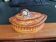 Painted terracotta terrine