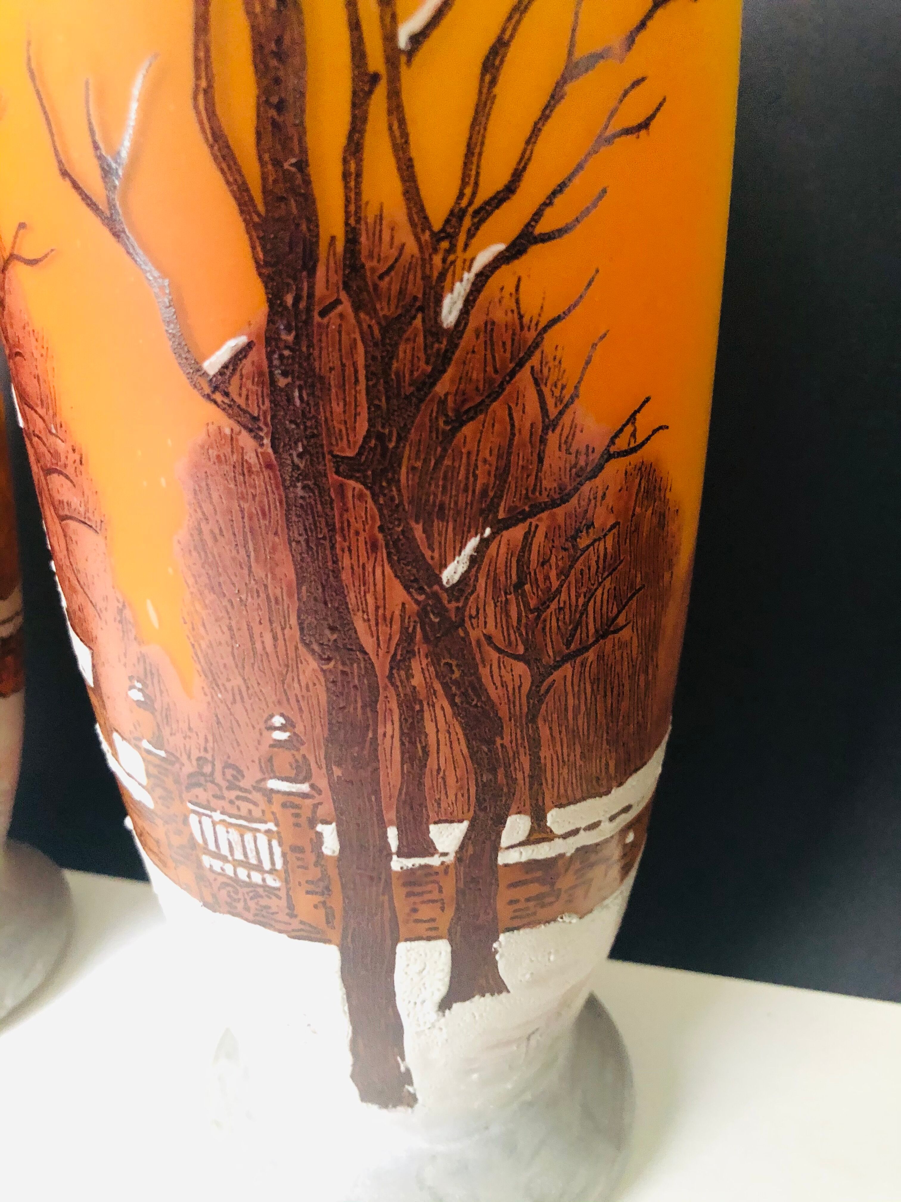 Pair of Art Nouveau vases