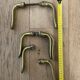 Set of 7 solid brass door handles