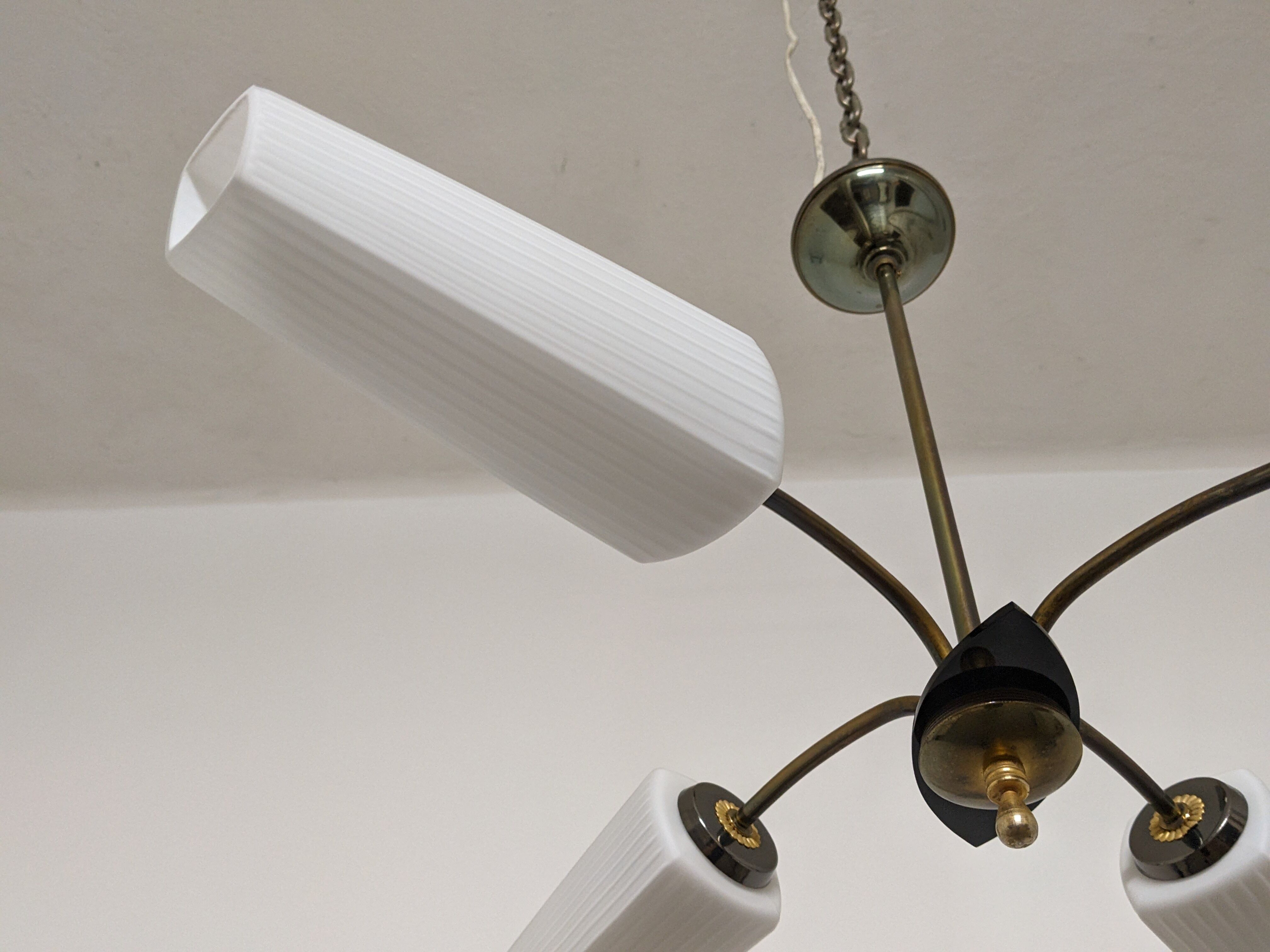 4-light chandelier from the 50s/60s
