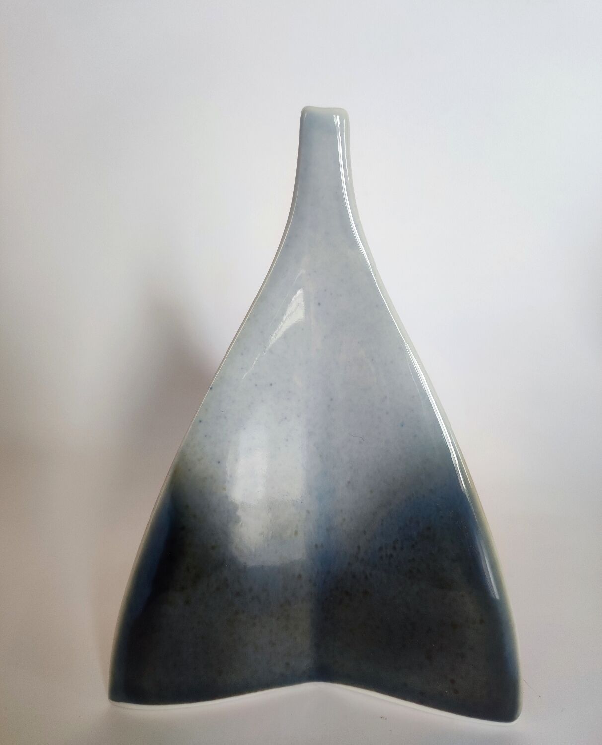 Porcelain vase signed Virebent