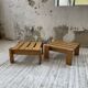 End stools for sofas pine mountain furniture 1960