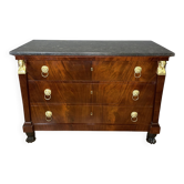 Commode d'époque Empire en Acajou