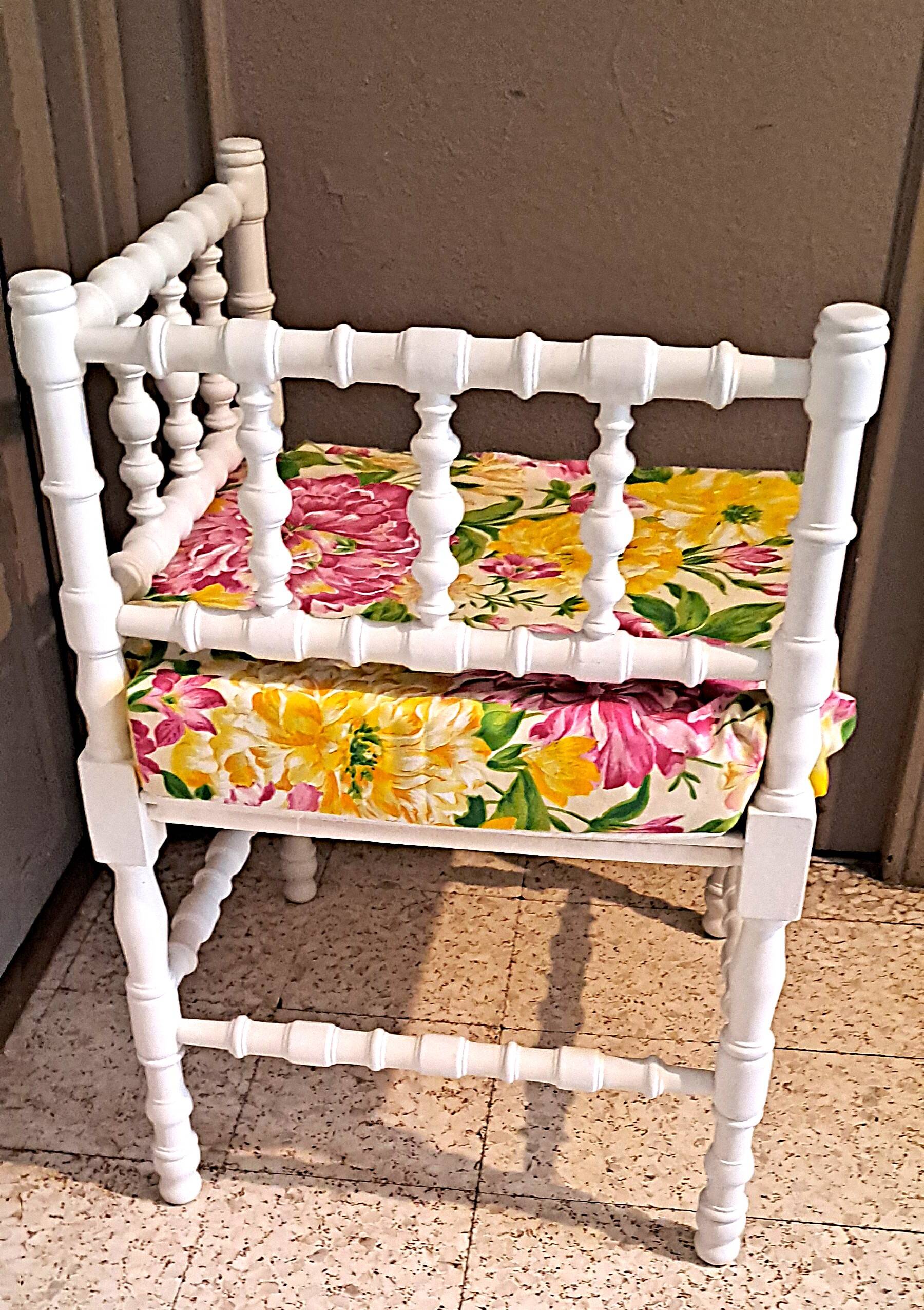 Fabric and wood corner armchair, comfort, relax, 1920s