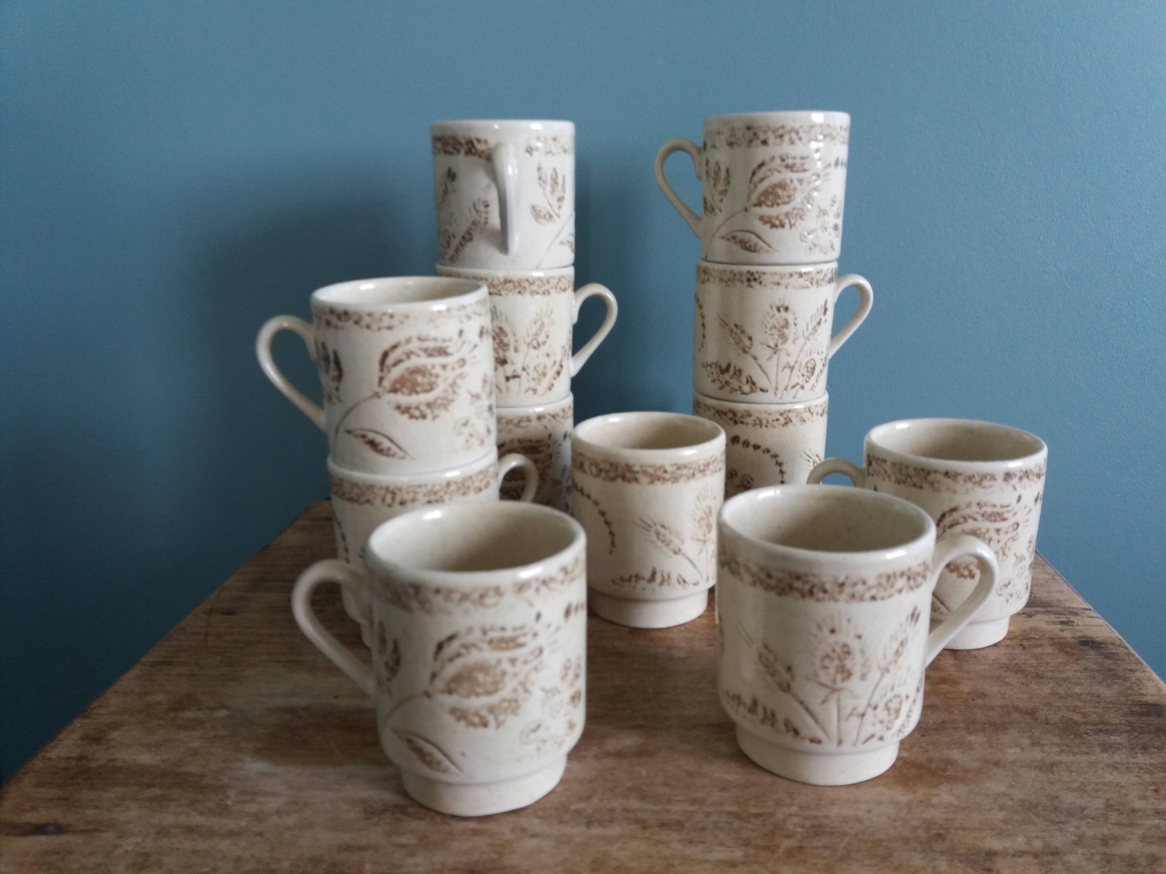 Badonviller cups from the 70s