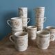 Badonviller cups from the 70s