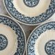 Set of 3 gien 1937 garland soup plates