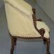 Ensemble sièges style Napoléon III en Rope Twist: fauteuil & canapé Chesterfield