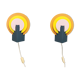 Set of wall lamps from Danish Lyskær, produced in the 80s