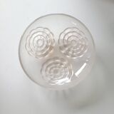 Small polished glass bowl, Art Nouveau period.