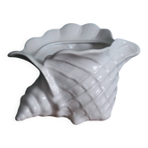 Ceramic conch shell, plant pot or trinket dish.