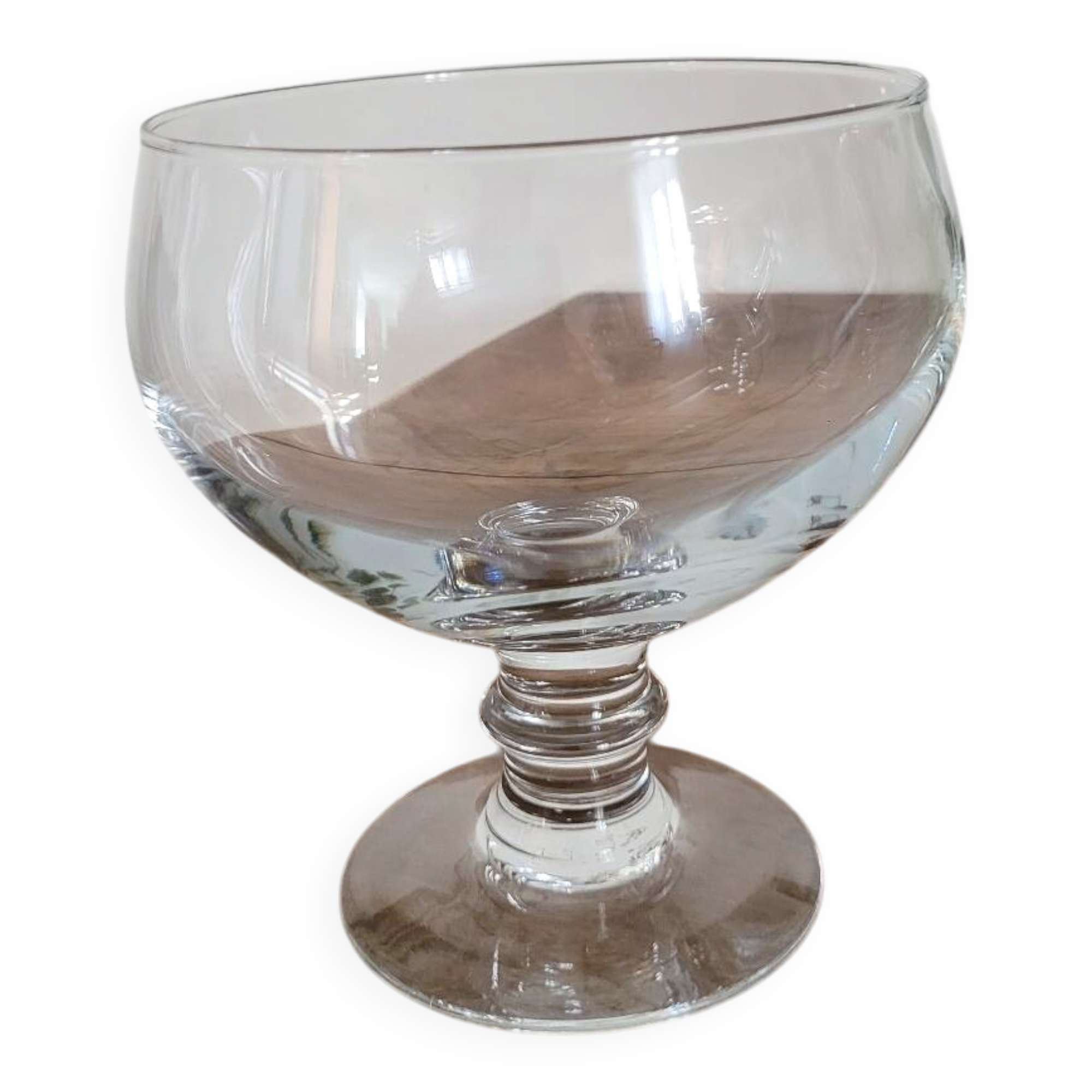 Large glass cup