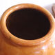 Old honey-glazed pot with two handles