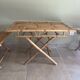 Table et chaises en bambou
