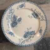 Assiette plate royat u&c sarreguemines