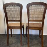 Set 6 chairs and art nouveau table