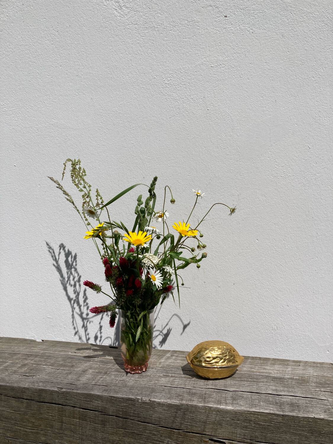 Golden metal nutcracker