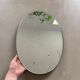 Miroir ovale biseauté ancien 32x47cm