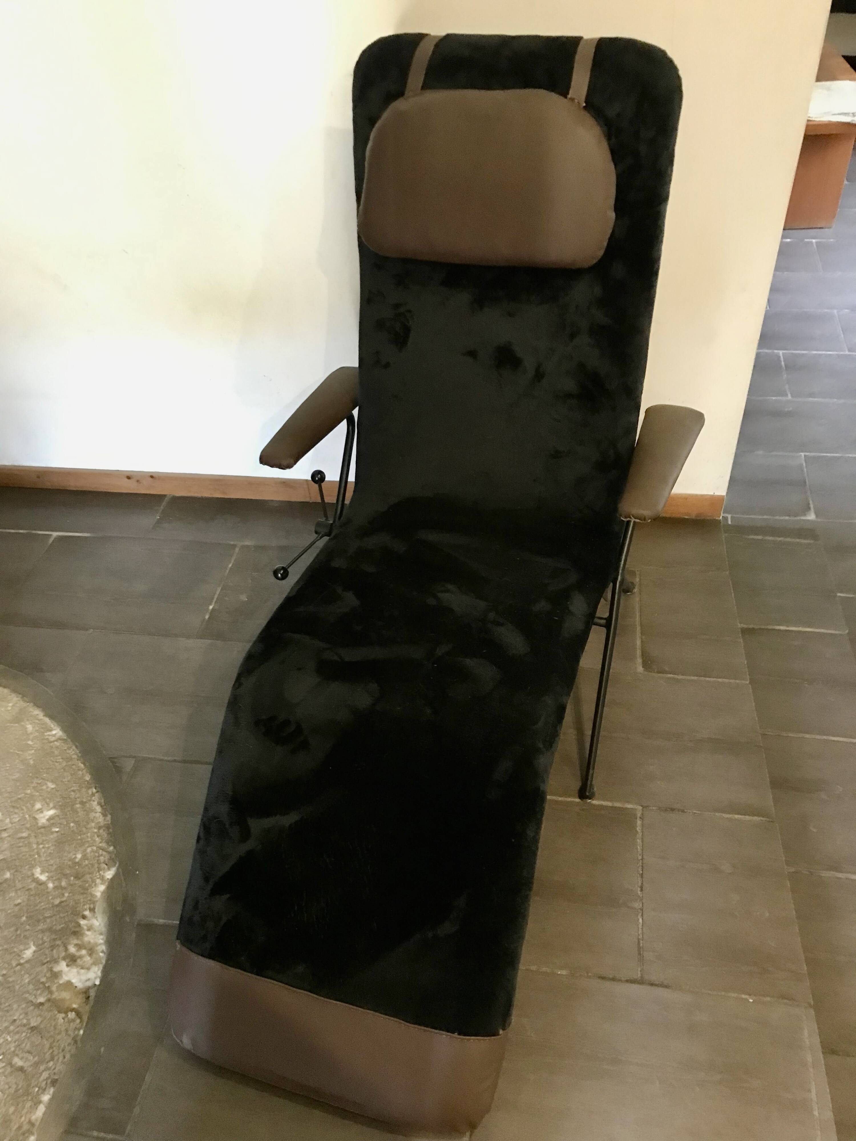 CHAISE LONGUE MODULABLE DESIGN 1950.