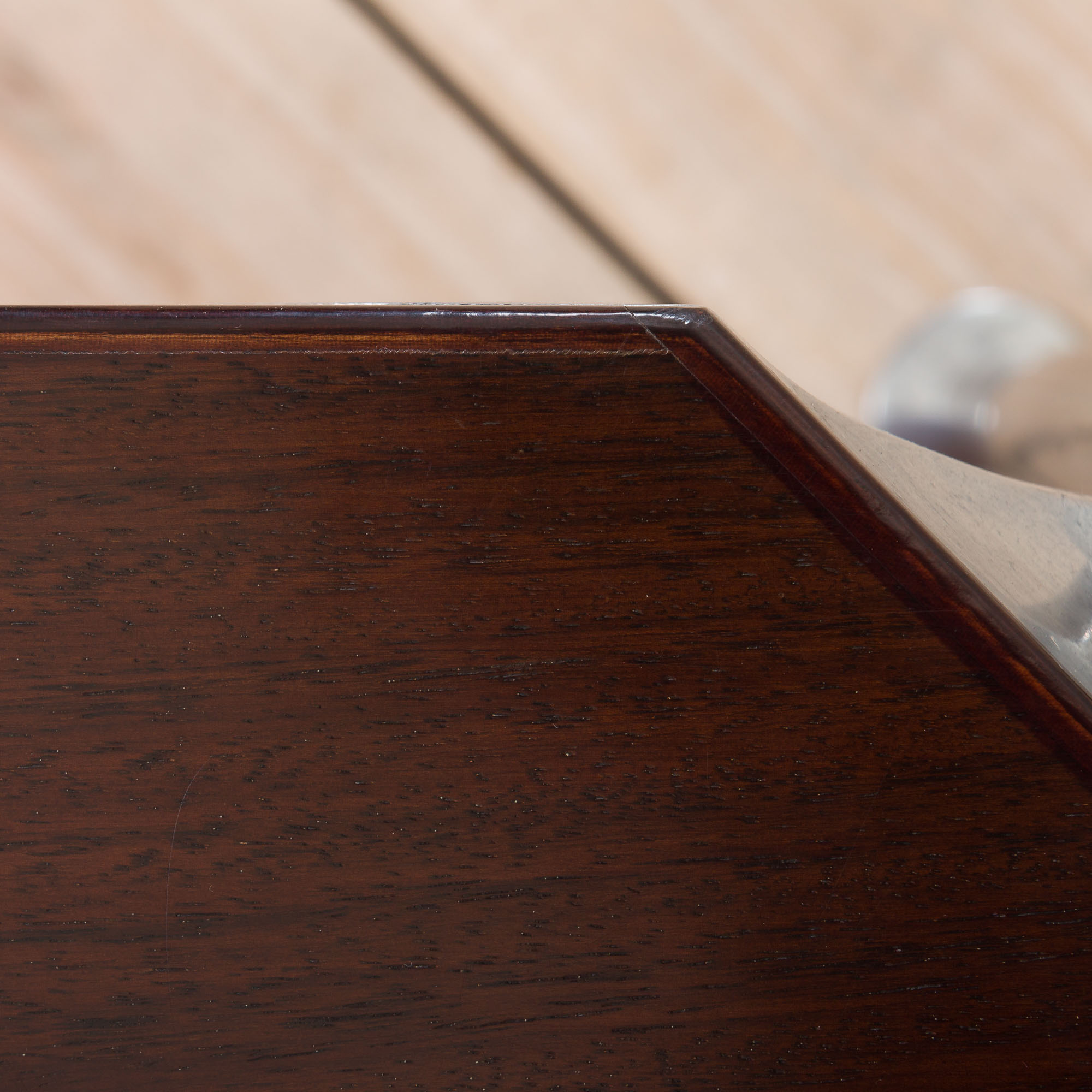 Ico Luisa Parisi for MIM Roma Urio desk dining table in rosewood, Italy, 1950s