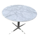 Table en marbre ronde de carrare