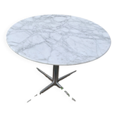 Table en marbre ronde de carrare