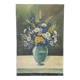 Antique still life painting, bohemian country decor