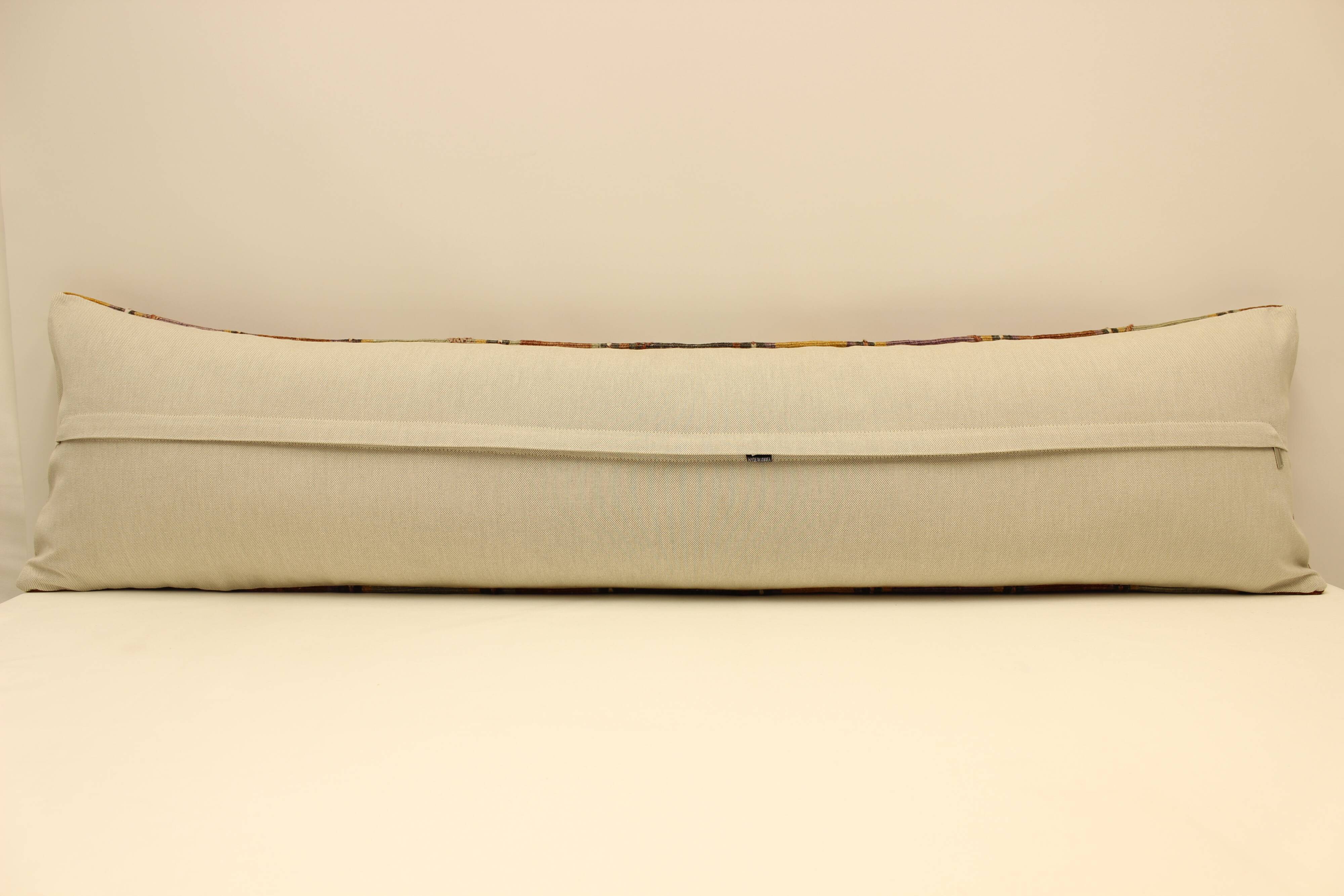 30x120 cm Kilim Cushion,Vintage Cushion Cover
