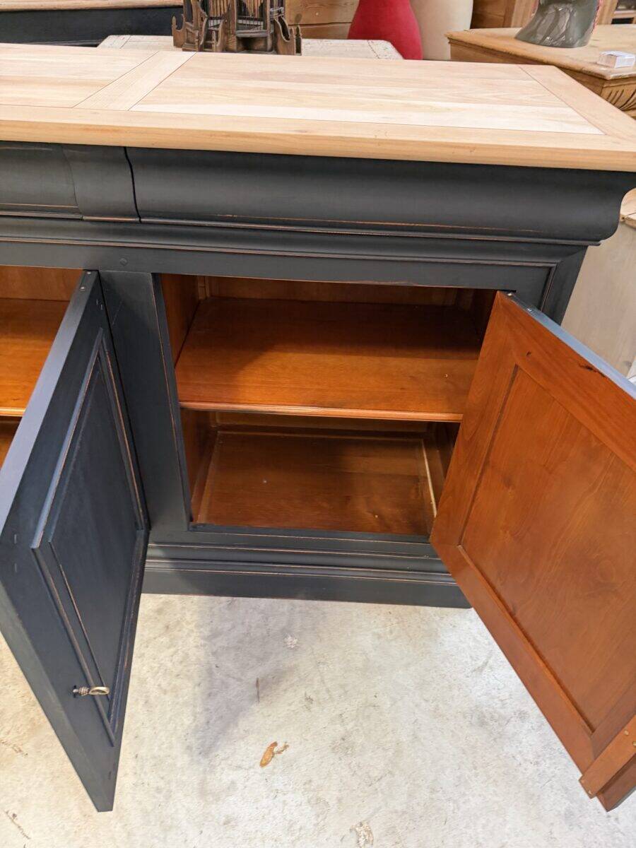 Enfilade 4 portes en merisier