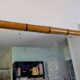 Vintage wooden mirror with bamboo imitation 102 x 75 cm – Exotic spirit
