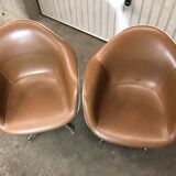 Pair of armchairs La Fonda design Charles Eames