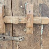 Old wooden tribal window