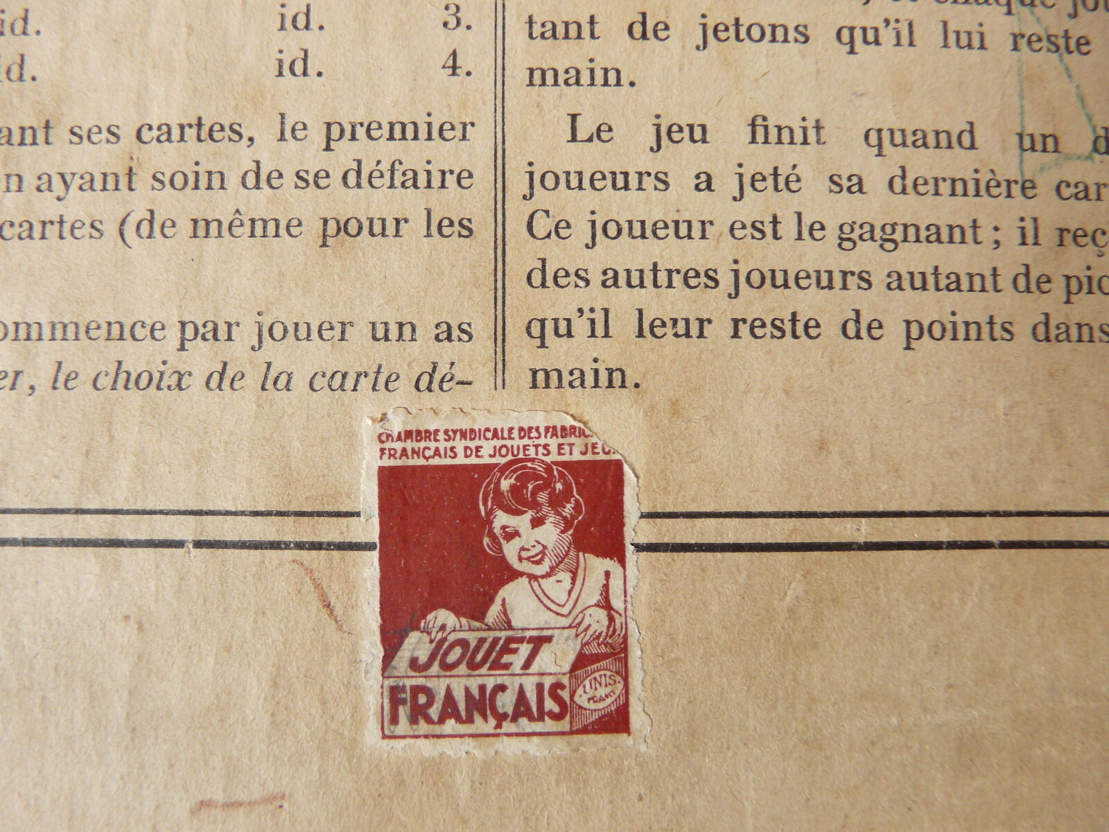 Late yellow dwarf game XlXeme, early XXeme