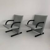 Set of 2 lounge chairs Burkhard Vogtherr for Arflex T-line, 1980’s