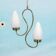 1950s Swedish mid-century suspension, vintage opaline lamp.