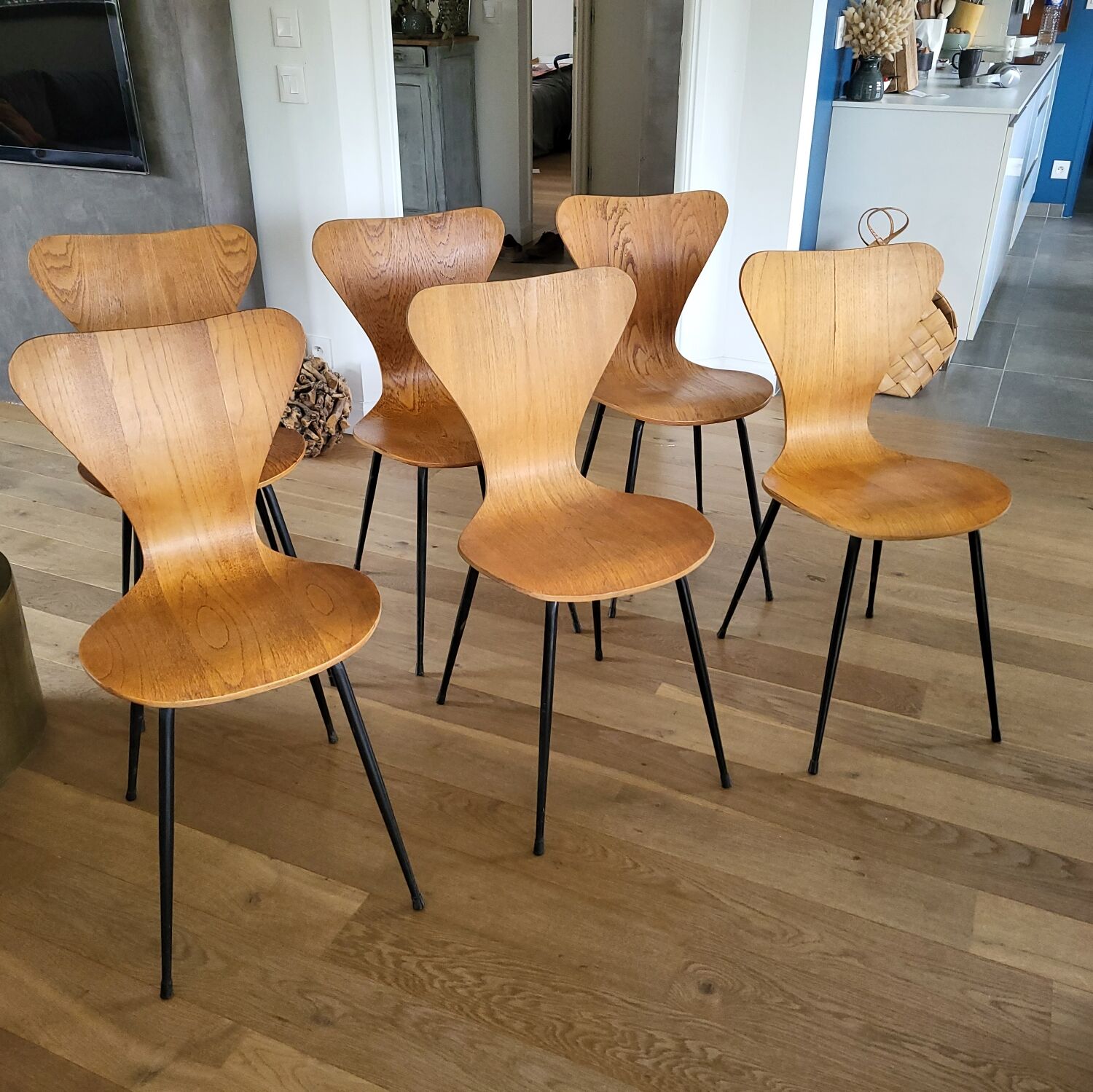 Lot de 6 chaises