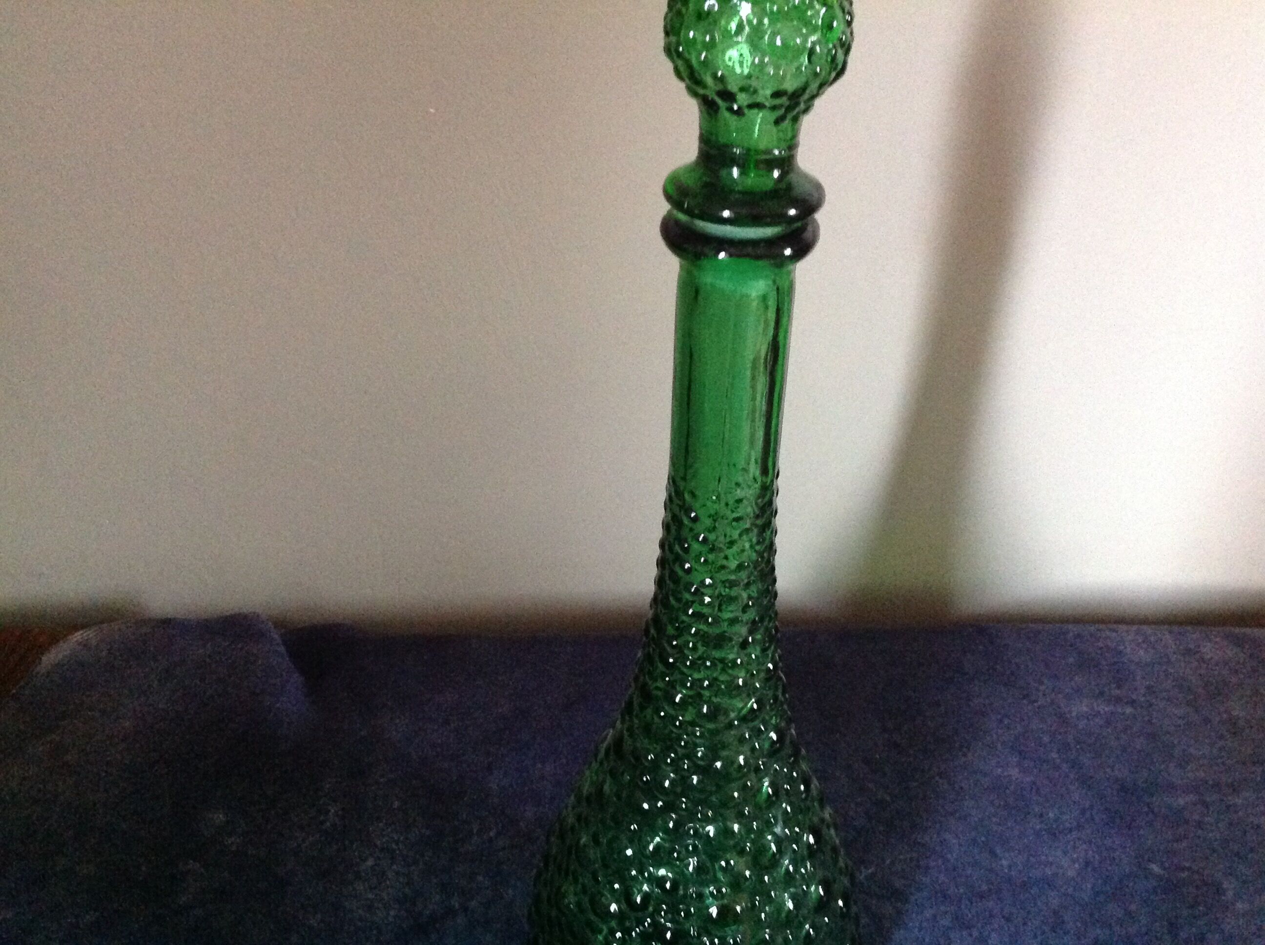 Green empoli bottle