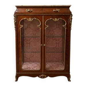 Vitrine d'appui époque - marbre