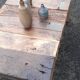Table basse style brutaliste