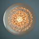 Mid-Century Italian Chrome and Murano Glass Pendant Lamp